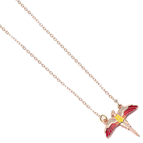 Collier Fumseck plaqué or rose - Harry Potter