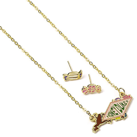 Set collier et boucles d’oreille Honeydukes - Harry Potter