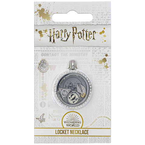 Collier médaillon 3 Charms - Harry Potter