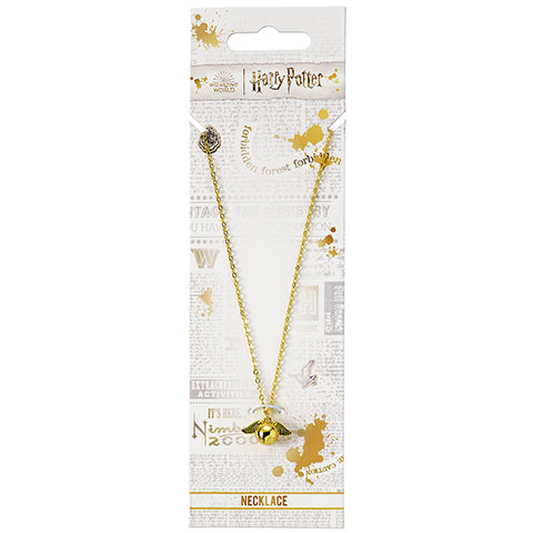 Collier doré Vif d’or - Harry Potter