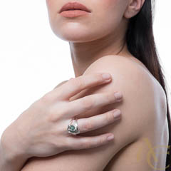 Nhir -  Bague triangle