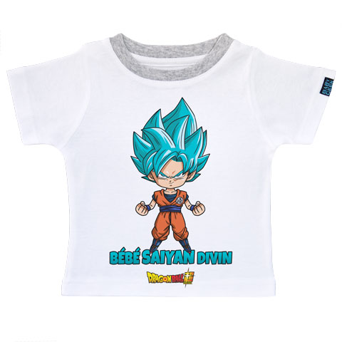 Bébé super Saiyan Divin Goku - Dragon Ball Super - T-shirt Enfant manches courtes