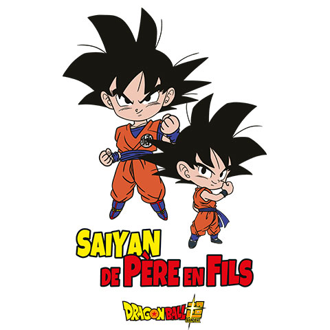 Saiyan de père en fils - Goku et Goten - Dragon Ball Super