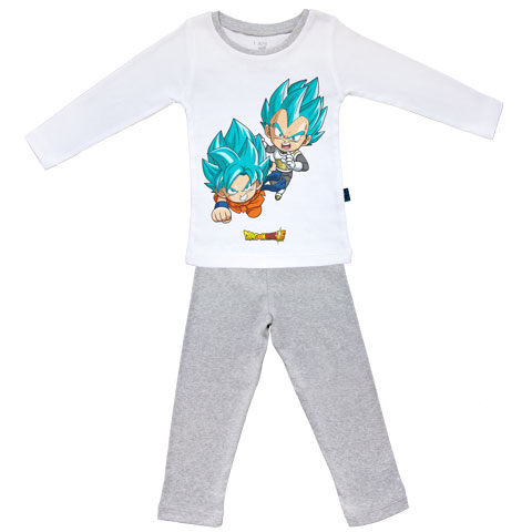 Goku et Vegeta - Super Saiyan Divin - Dragon Ball Super - Pyjama Bébé manches longues