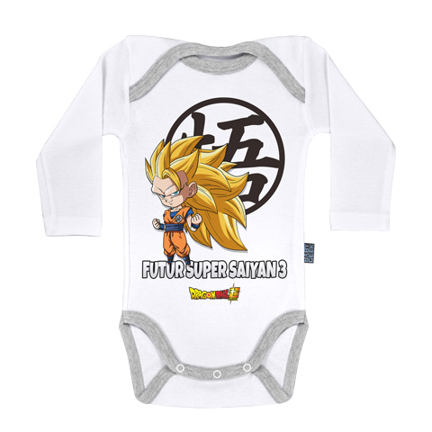 Futur Super Saiyan 3 - Goku - Dragon Ball Super - Body Bébé manches longues