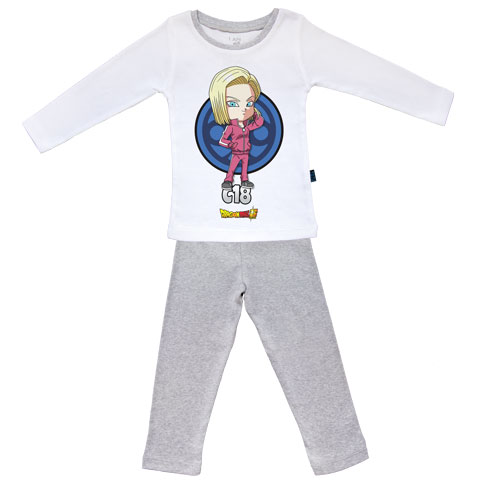 C18 - Dragon Ball Super - Pyjama Bébé manches longues