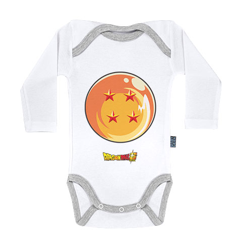 Boule à 4 étoiles - Dragon Ball Super - Body Bébé manches longues