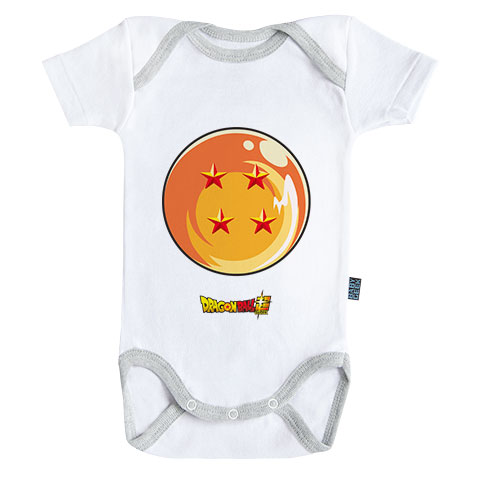 Boule à 4 étoiles - Dragon Ball Super - Body Bébé manches courtes
