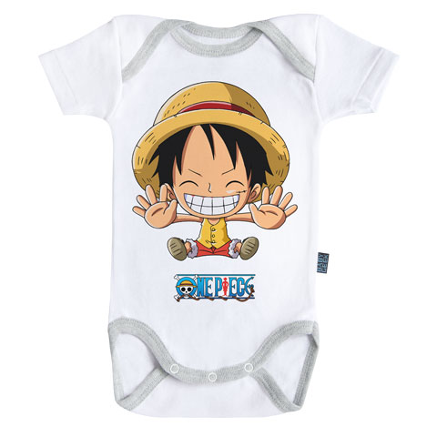 Luffy - Free hugs - One Piece - Body Bébé manches courtes
