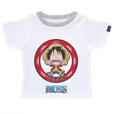 Emblème Luffy - One Piece - T Shirt enfant manches courtes