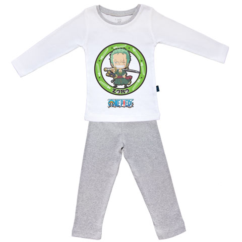 Emblème Zoro- One Piece - Pyjama Bébé manches longues