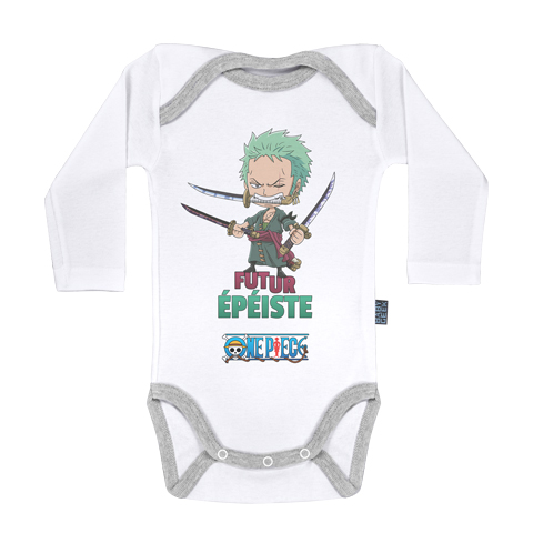 Body Para Bebê - Baby Zoro One Piece