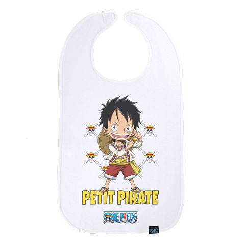 Petit Pirate Luffy - One Piece - Maxi bavoir Bébé