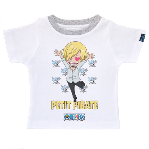 Petit Pirate Sanji - One Piece - T-shirt Enfant manches courtes
