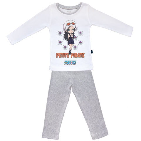 Petite Pirate Robin - One Piece - Pyjama Bébé manches longues