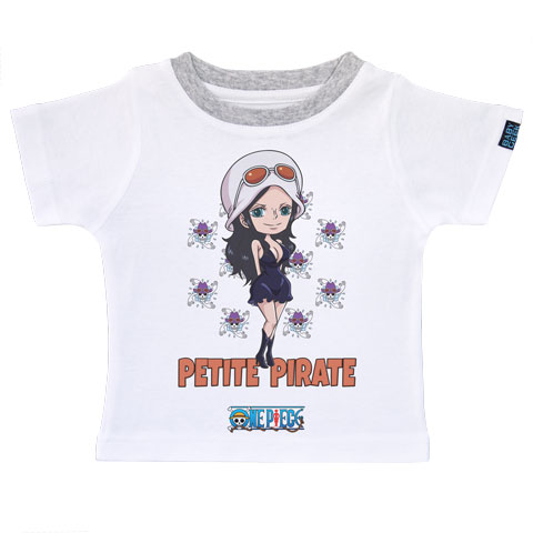 Petite Pirate Robin - One Piece - T-shirt Enfant manches courtes
