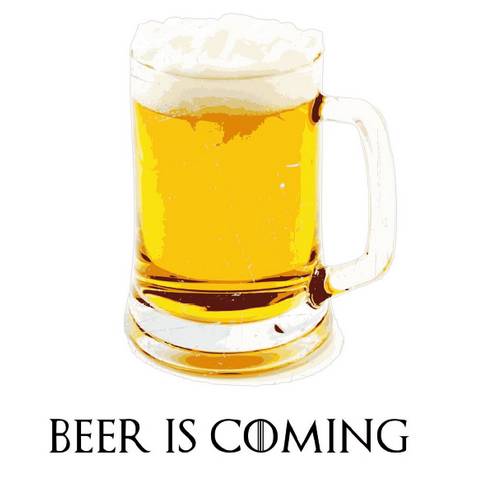 Beer Is Coming - Blanc
