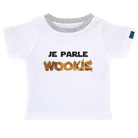 Je parle wookie - T-shirt Enfant manches courtes - Coton - Blanc