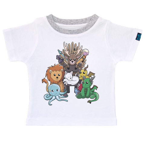 Game of toys - T-shirt Enfant manches courtes - Coton - Blanc