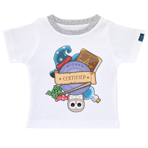 Bébé sorcier - T-shirt Enfant manches courtes - Coton - Blanc