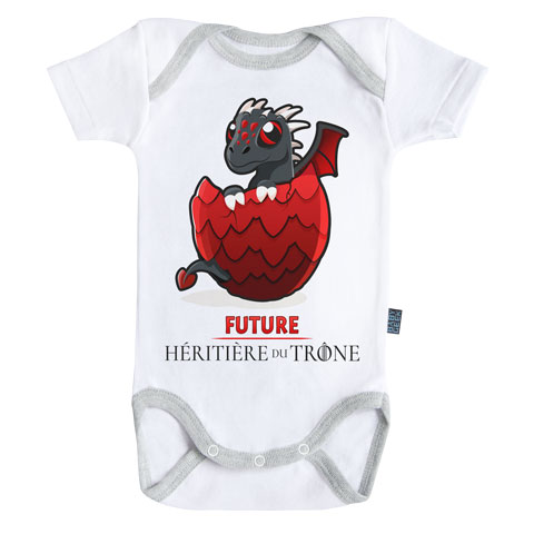 Future Héritière  - Body Bébé manches courtes
