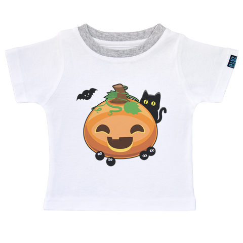 Petite Citrouille - T-shirt Enfant manches courtes - Coton - Blanc