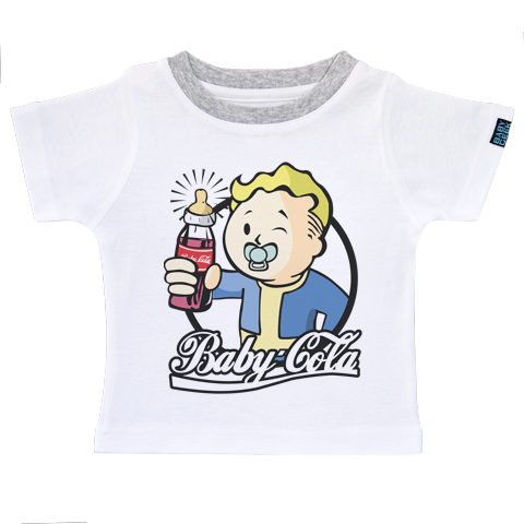 Baby Cola - T-shirt Enfant manches courtes - Coton - Blanc