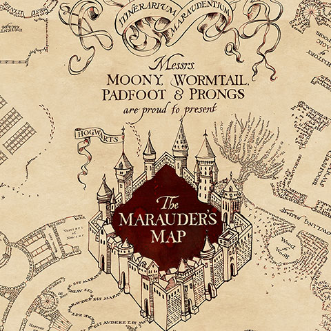 The Marauder’s Map Wallpaper - Harry Potter