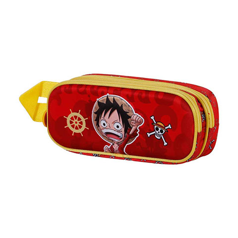 Trousse double 3D Luffy - One Piece