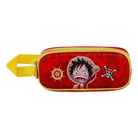 Trousse double 3D Luffy - One Piece