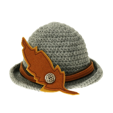 Chapeau Robin des Bois - laine tricotée et doublure polaire