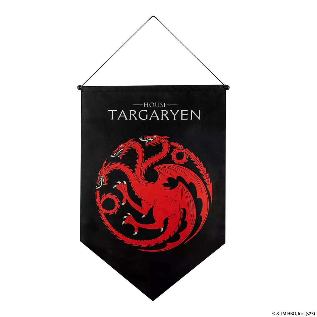 Bannière blason Targaryen - Game of Thrones