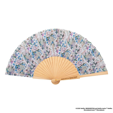 Eventail Fleurs de Lys - Bridgerton