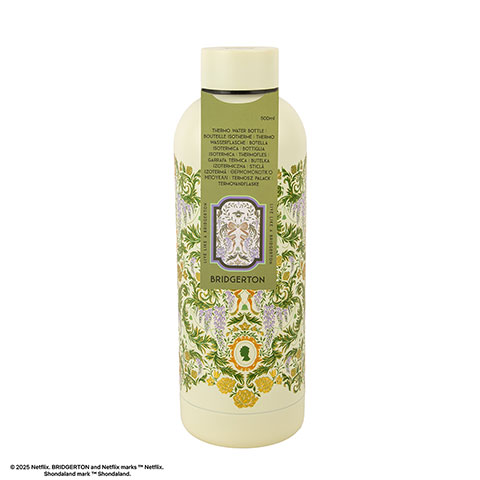 Bouteille isotherme 500ml - Fleurs de damas vertes - Bridgerton