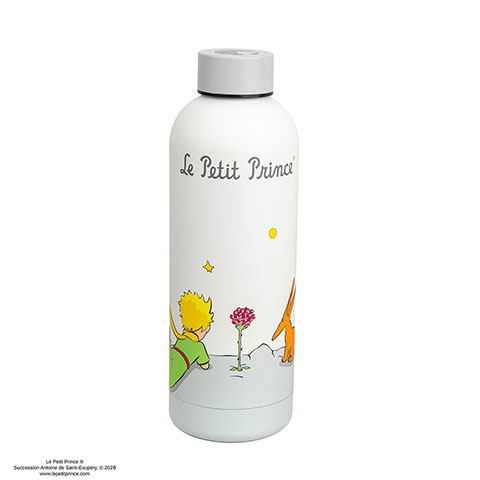 Bouteille isotherme 500ml - Un jour une rose - Le Petit Prince