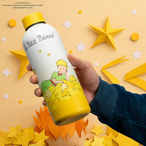 Bouteille isotherme 500ml - Sieste étoilée - Le Petit Prince Bouteille isotherme 500ml - Sieste étoilée - Le Petit Prince