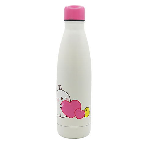 Bouteille Isotherme 500ml - Cœur - Molang