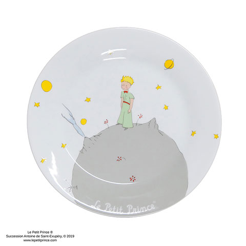 Lot de 4 assiettes - Observer les étoiles - Le Petit Prince