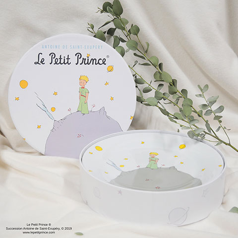 Lot de 4 assiettes - Observer les étoiles - Le Petit Prince