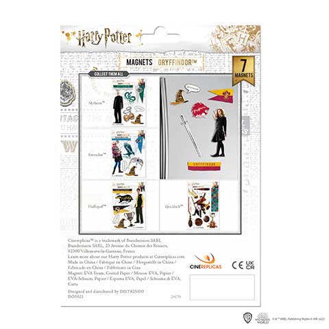 Planche de magnets en mousse - Gryffondor - Harry Potter