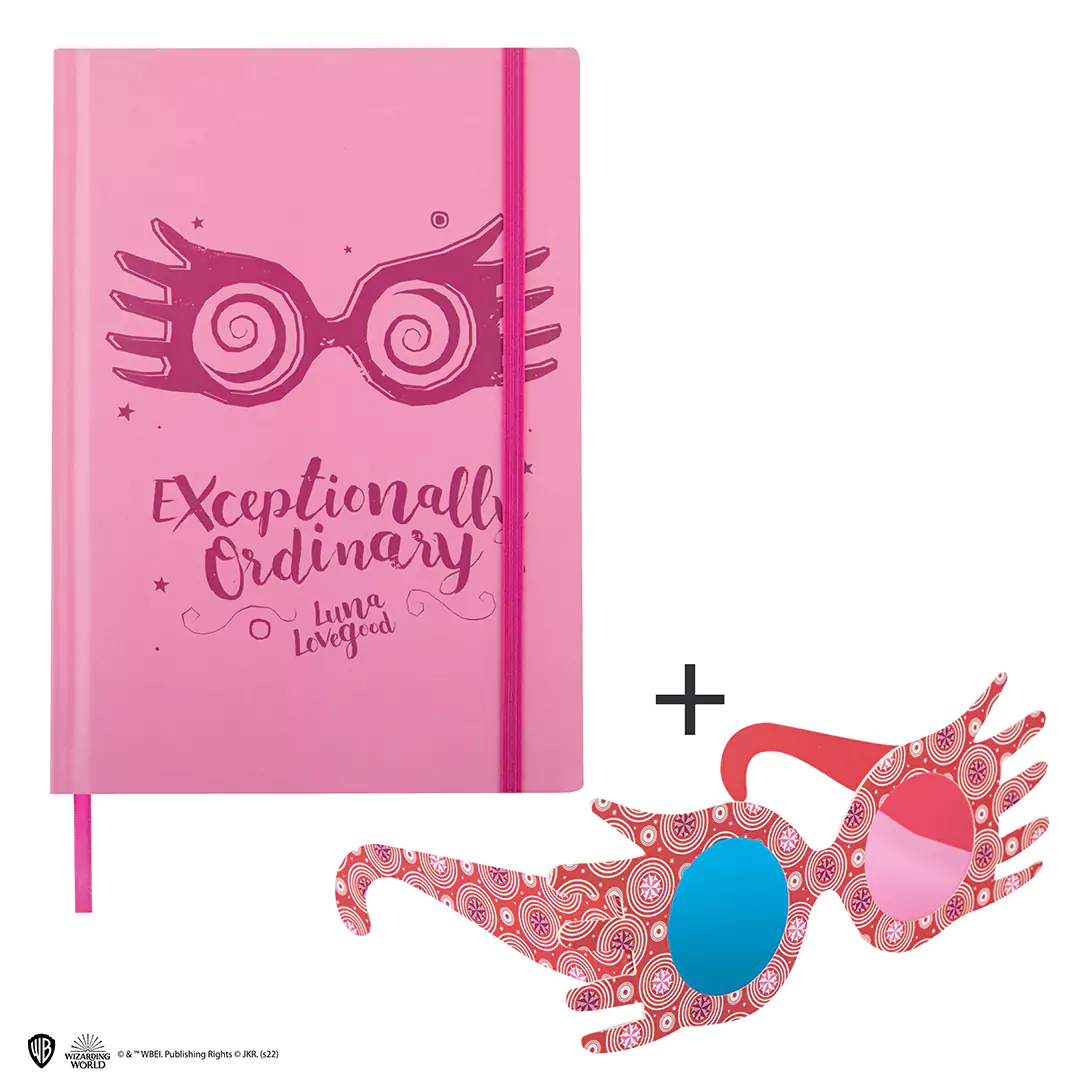 Carnet rigide et marque-page - Luna Lovegood