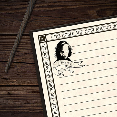 Carnet rigide Famille Black - Harry Potter