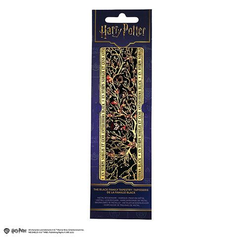 Marque-page métal - Famille Black - Harry Potter