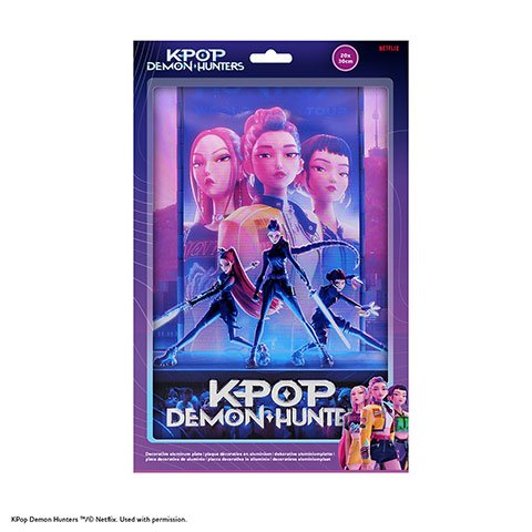 Plaque en aluminium 20x30 cm - KPop Demon Hunters Plaque en aluminium 20x30 cm - KPop Demon Hunters