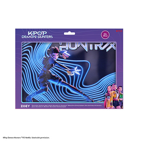 Plaque en aluminium 20x30 cm - Zoey - KPop Demon Hunters