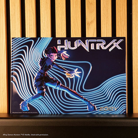 Plaque en aluminium 20x30 cm - Zoey - KPop Demon Hunters