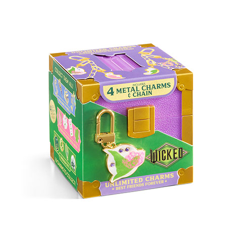 Coffret 4 charms & chaîne - Best Friends Forever - Wicked