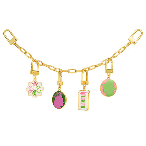 Coffret 4 charms & chaîne - Glinda & Elphaba - Wicked