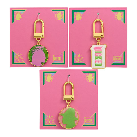 Coffret 4 charms & chaîne - Glinda & Elphaba - Wicked Coffret 4 charms & chaîne - Glinda & Elphaba - Wicked