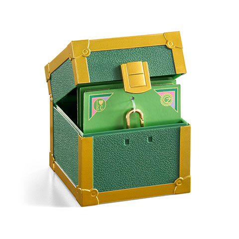 Coffret 4 charms & chaîne - Cité d’Émeraude - Wicked Coffret 4 charms & chaîne - Cité d’Émeraude - Wicked